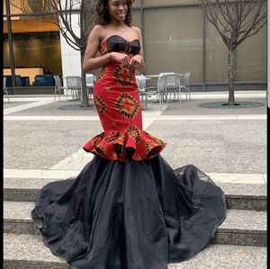 African  print  dress